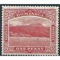 Dominica 1908 SG48 1d Carmine-Red Mounted Mint ...