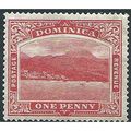 Dominica 1908 SG48 1d Carmine-Red Mounted Mint ...