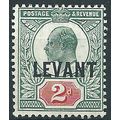 British Levant 1905 L4 2d Grey-Green & Carmine-...