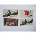 Lot of 4 1979 Brooke Bond Tea cards OLYMPIC GREATS