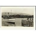 Westmorland AMBLESIDE Pier & Steamer Postcard (...