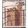 GERMANY, Hambach castle, brown 1988, 300pf, #2