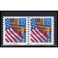 2913v 32c U.S. Flag Over Porch Very Fine MNH LG...