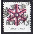 USA 2015 Geometric Snowflakes - Pink Forever Used