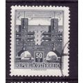 AUSTRIA 1957 SG 1298 BUILDINGS 50g GREY HEILGEN...