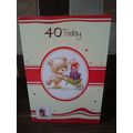 40th Birthday Card - ( CHEAP COLLECTION ONLY CA...
