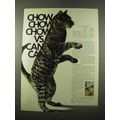 1975 Purina Cat Chow Ad - Chow Chow Chow