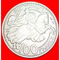 FRANCE: MONACO ★ 100 FRANCS 1950 KNIGHT! LOW ST...
