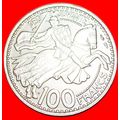 FRANCE: MONACO ★ 100 FRANCS 1950 KNIGHT! LOW ST...