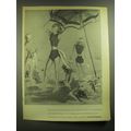 1945 Lord & Taylor Joset Walker Bathing Suit Advertisement - art by Helen Hall