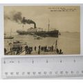 vintage postcard The Pier & Shipping, Kobe, Japan