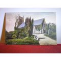 THE CHURCH, PARRACOMBE, DEVON used antique post...