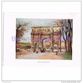 Arch of Constantine, Rome, Italy, Book Illustra...