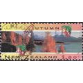 NEW ZEALAND, Autumn, Lake Pukaki, puriri flower...
