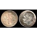 USA Dime 1960 Coin 10c Roosevelt Torch D Denver...