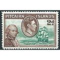 Pitcairn Islands 1940 SG4 2d Green & Brown Moun...