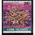 Cook Islands, 1987 25c Coral ovpt. SG 1095 (Sco...