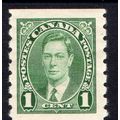 Canada Sg368 1c green imperf x perf 8 mounted m...