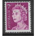 AUSTRALIA 1967 7c PURPLE QUEEN ELIZABETH SG 388...