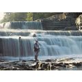 Fisherman Angler at Lower Falls Aysgarth Yorksh...