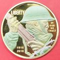 WWi Centennial. Challenge Coin. 1.50". 58b.