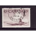 CANADA 1955 SG 477 10c PURPLE BROWN ESKIMO HUNT...