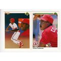 Lot of Two 1990 Upper Deck Vince Coleman cards ...