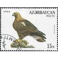 AZERBAJAN, BIRD, Aguila heliaca, white 1994, 15M