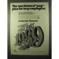 1971 Continental Assurance Ad - Tax-Favored Pay Plan