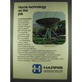 1978 Harris Satellite Communication System Terminal Ad