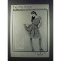 1981 Macy's Ad - Calvin Klein Sweater & Moroccan Skirt