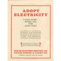 TEXAS POWER LIGHT COMPANY 1928 adopt electricit...