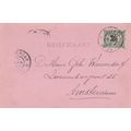 Netherlands 1900 Amsterdam 2.5c Postal card wri...