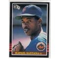 1985 Donruss baseball card 610 Rafael Santana RC