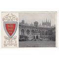 Oriel College with Heraldic Crest Oxford Postcard