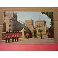 CHANGING THE GUARD, WINDSOR CASTLE, unposted po...