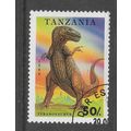 TANZANIA 1994 PREHISTORIC ANIMALS 50s TYRANNOSA...