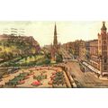 Princes Street, Edinburgh, J Salmon Postcard, 1954