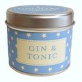 Gin and Tonic Fragrance Scented Stars Candle in...