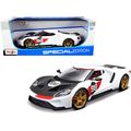 2021 Ford GT #98 White "Heritage Edition" 1/18 ...