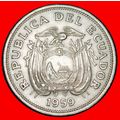 Ⰶ SUCRE (1795-1830): ECUADOR★1 SUCRE 1959 SHIP,...