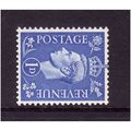 GREAT BRITAIN 1950 SG504a 1d PALE ULTRAMARINE W...