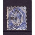 SOUTH AFRICA 1913 SG7 2 1/2d BRIGHT BLUE FINE U...