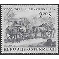 Austria Mi 1160: 2 S. 20 Violet-black Stagecoac...