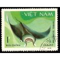 Vietnam 1980 Marine Life Fish 1d Used Stamp Sti...