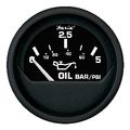 Faria Euro Black 2" Oil Pressure Gauge - Metric...