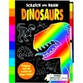 Scratch And Draw Dinosaurs - Scratch Art Activity Book by Nat Lambert