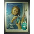 1965 Newport Cigarettes Ad - Ready to Try Fresh Taste