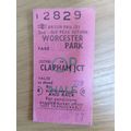BR Worcester Park - Clapham Jct Half Rtn Ticket...