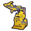 Michigan The Great Lake State Foil Fridge Magnet